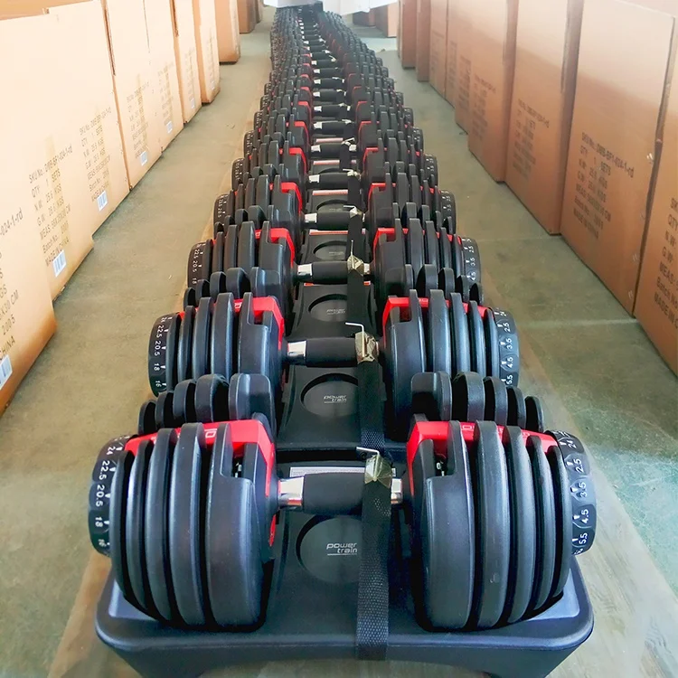 2020 Hot sale cheap 52lbs 24kg weight lifting equipment adjustable dumbbell set, Red/black/blue/yellow
2020 Hot sale cheap 52lbs 24kg weight lifting equipment adjustable dumbbell set, Red/black/blue/yellow