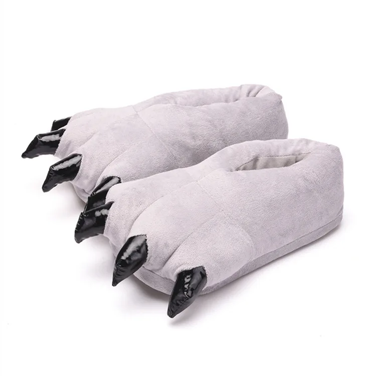 Indoor Floor Slippers Animals Shoes Christmas Monster Dinosaur Plush Animal Bear Paw Slippers, As picture
Indoor Floor Slippers Animals Shoes Christmas Monster Dinosaur Plush Animal Bear Paw Slippers, As picture