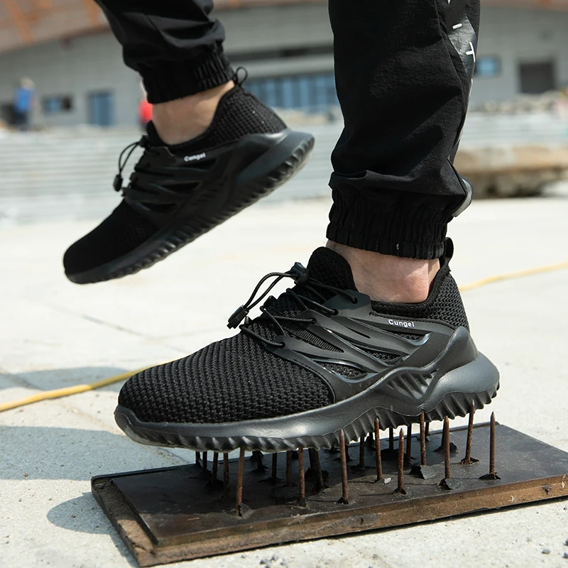 Work Safety Shoes For Men Summer Breathable Boots Working Steel Toe Anti-Smashing Construction Safety Work Sneakers
Work Safety Shoes For Men Summer Breathable Boots Working Steel Toe Anti-Smashing Construction Safety Work Sneakers