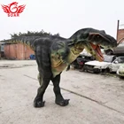 Adult Lifelike Walking Dinosaur Costume Supplier for Juarsssic Park