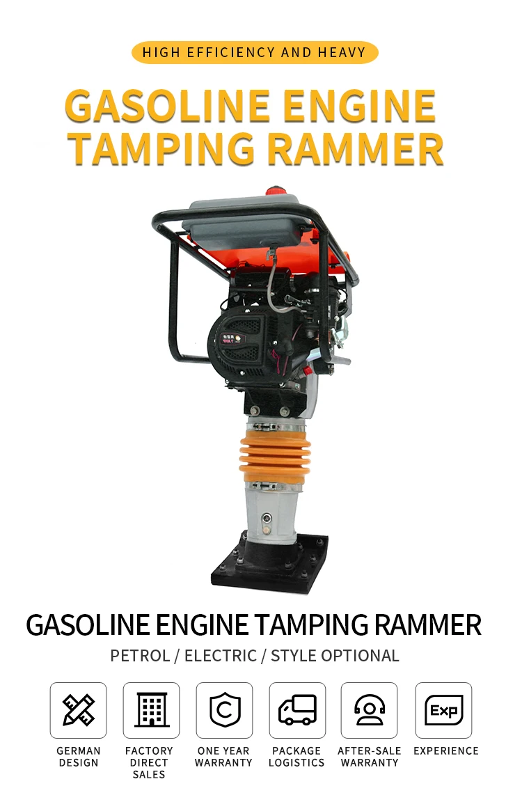 FACTORY PRICE JUMPING JACK COMPACTOR GASOLINE ENGINE VIBRATORY COMPACTOR TAMPING RAMMER