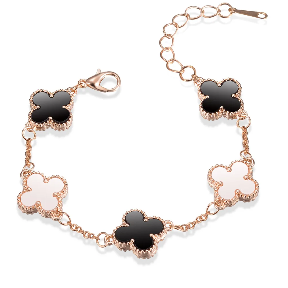 Wholesale Hot Sale Jewelry Casual Luxury Gift Accessories Women Lucky Flower Bracelet, As picture
Wholesale Hot Sale Jewelry Casual Luxury Gift Accessories Women Lucky Flower Bracelet, As picture