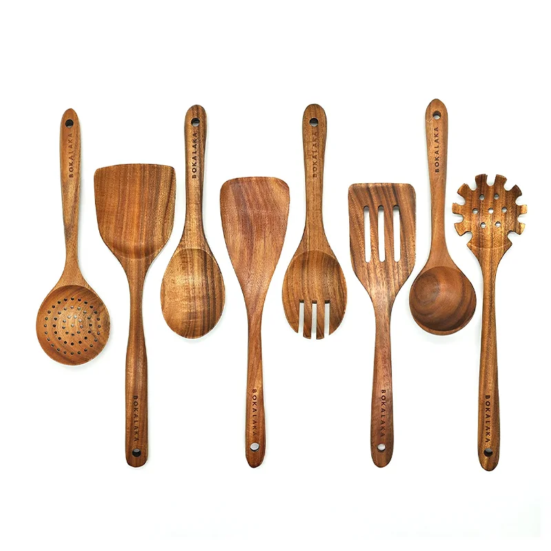 Custom Wholesale Teak Wood Kitchen Utensils Set Wooden Accessories Kitchenware Cooking Tool Sets
Custom Wholesale Teak Wood Kitchen Utensils Set Wooden Accessories Kitchenware Cooking Tool Sets
