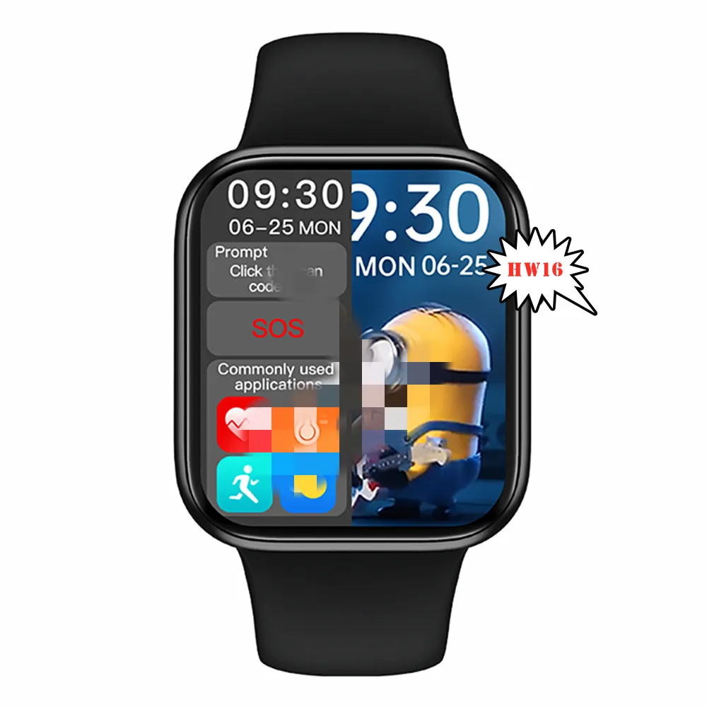 Custom Wallpaper Waterproof Series 6 Reloj BT Call HW16 Smart Watch Heart Rate Monitor For Men Women
Custom Wallpaper Waterproof Series 6 Reloj BT Call HW16 Smart Watch Heart Rate Monitor For Men Women