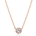 Fashion Classical Collares Mujer 18K Gold Plated CZ Diamond Jewelry Pendant Necklaces For Women N388