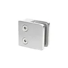 Inox 304 316 square based glass clamp rail