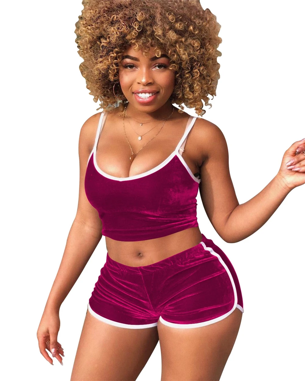 Best Design 2021 Crop top short pants two piece set summer short two piece set women clothing sexy 2 piece shorts set women
Best Design 2021 Crop top short pants two piece set summer short two piece set women clothing sexy 2 piece shorts set women