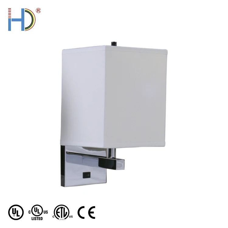 Modern Square Indoor Bathroom Lighting Wall Lamp For Living Room