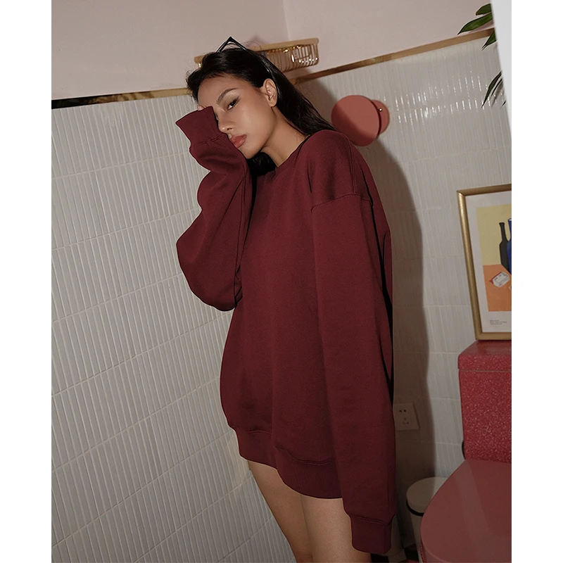 2020 winter high quality custom logo embroidered women hoodies oversized hoody pullover hoodie, Customized color
2020 winter high quality custom logo embroidered women hoodies oversized hoody pullover hoodie, Customized color