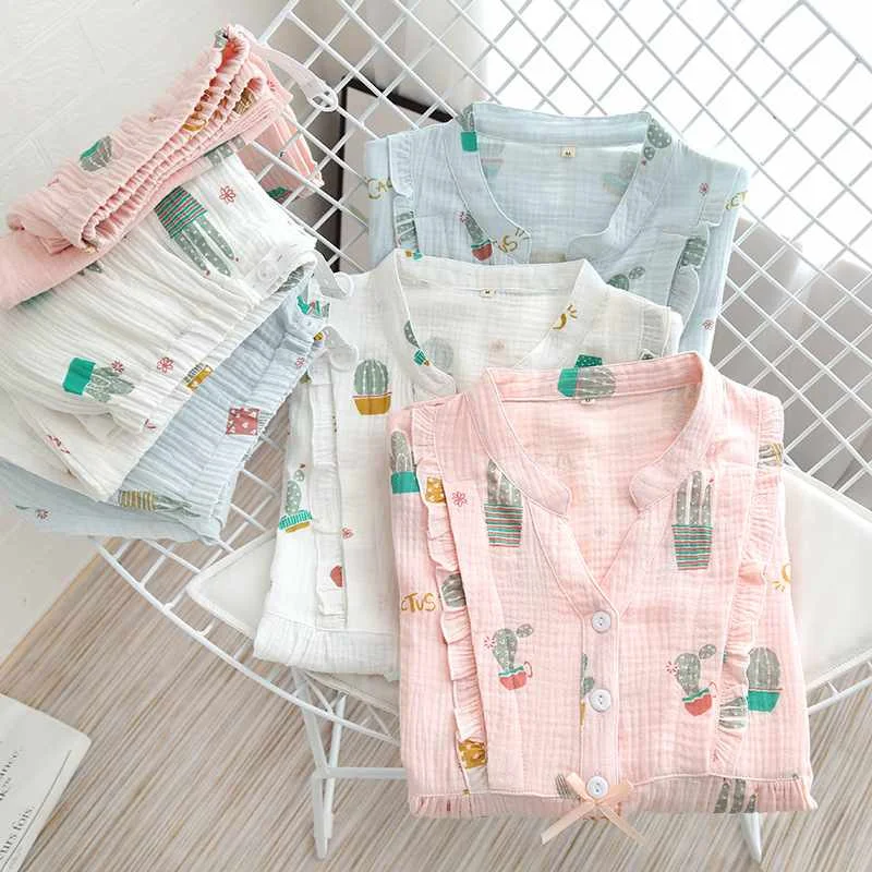 2021 Japanese style spring and autumn new women's cotton sleepwear suit breastfeeding clothes plus size maternity home clothes, Required
2021 Japanese style spring and autumn new women's cotton sleepwear suit breastfeeding clothes plus size maternity home clothes, Required