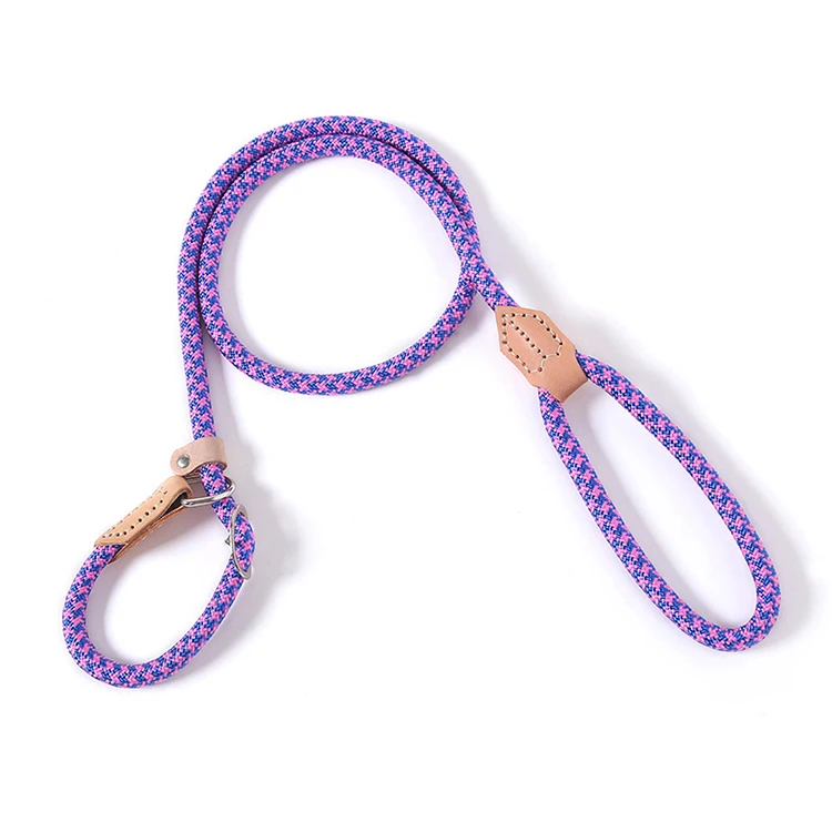 Top Quality Adjustable training Stitching Safety Nylon Pet Rope Slip Dog Lead, All colors can be customed
Top Quality Adjustable training Stitching Safety Nylon Pet Rope Slip Dog Lead, All colors can be customed