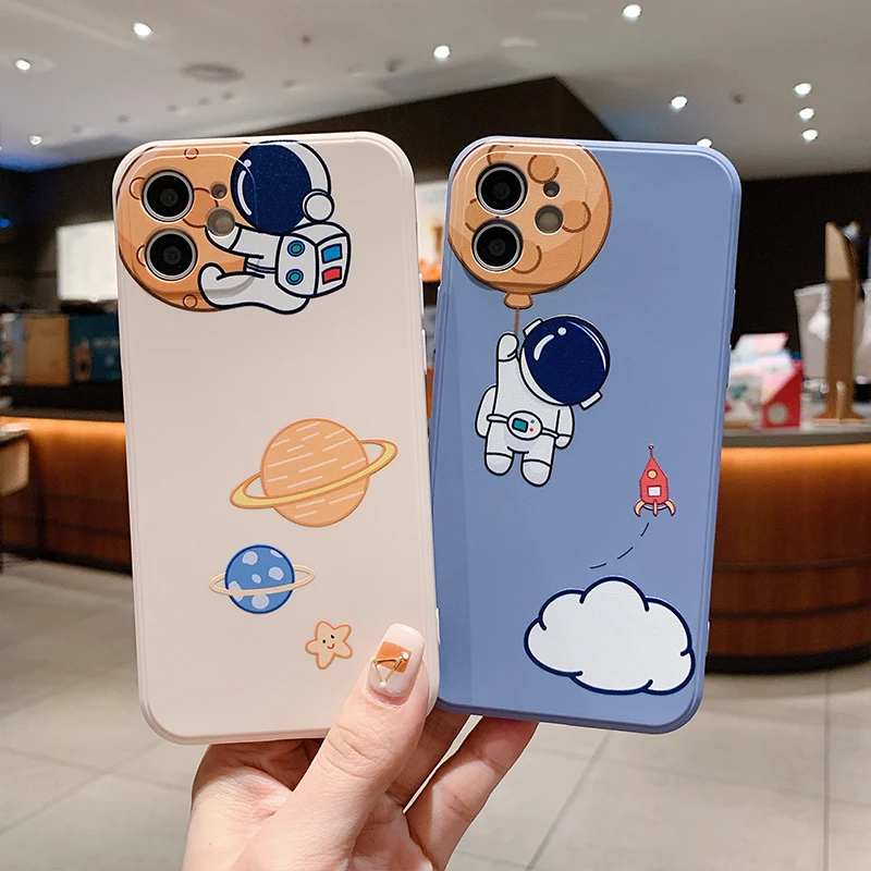 Waterproof phone cover square phone cases for i phone 12 pro cover with space astronauts moon, 2 colors
Waterproof phone cover square phone cases for i phone 12 pro cover with space astronauts moon, 2 colors