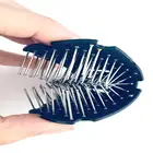 Soft rubber plastic hair comb for the rubber comb part