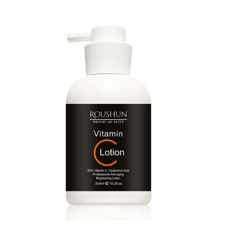 body lotion with vitamin c and hyaluronic acid
