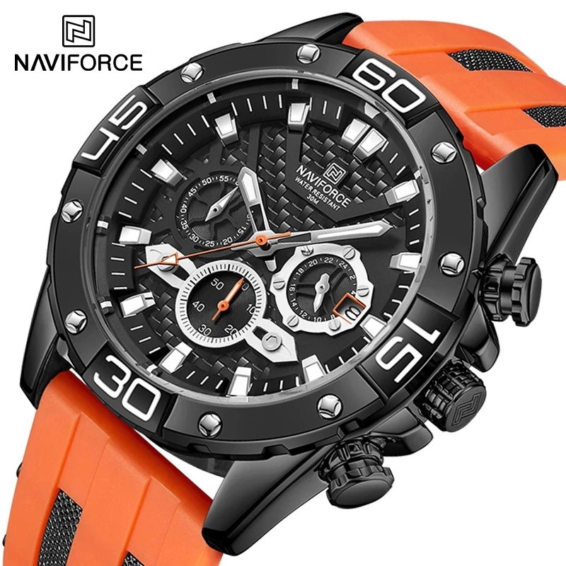 NAVIFORCE Watch Men Wrist 8019 Fashion Dropshipping Mens Quartz Watches Minimalist Sport Waterproof Clock Relogio Masculino, 5-colors
NAVIFORCE Watch Men Wrist 8019 Fashion Dropshipping Mens Quartz Watches Minimalist Sport Waterproof Clock Relogio Masculino, 5-colors