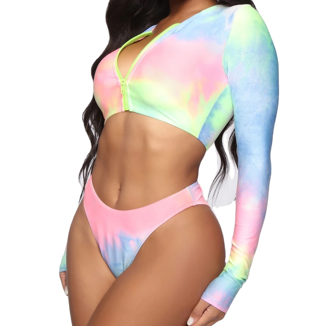 Long sleeve zipper tight swimsuit gradient star sky high waist swimsuit sexy two piece swimsuit sportswear
Long sleeve zipper tight swimsuit gradient star sky high waist swimsuit sexy two piece swimsuit sportswear