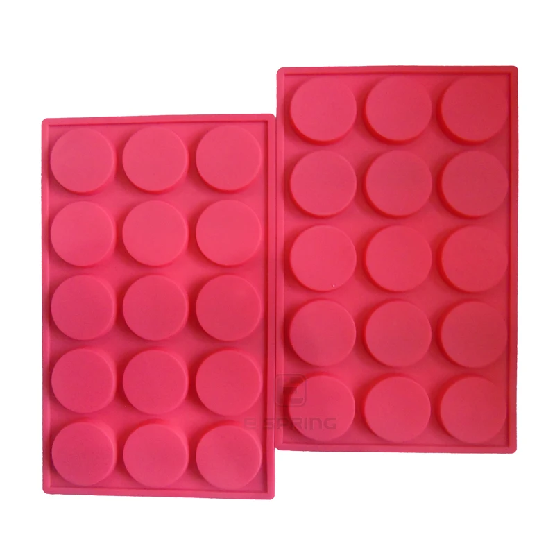 Factory Personalized Custom Made 15 Cavity Silicone Round Cake Mold, According to pantone color
Factory Personalized Custom Made 15 Cavity Silicone Round Cake Mold, According to pantone color