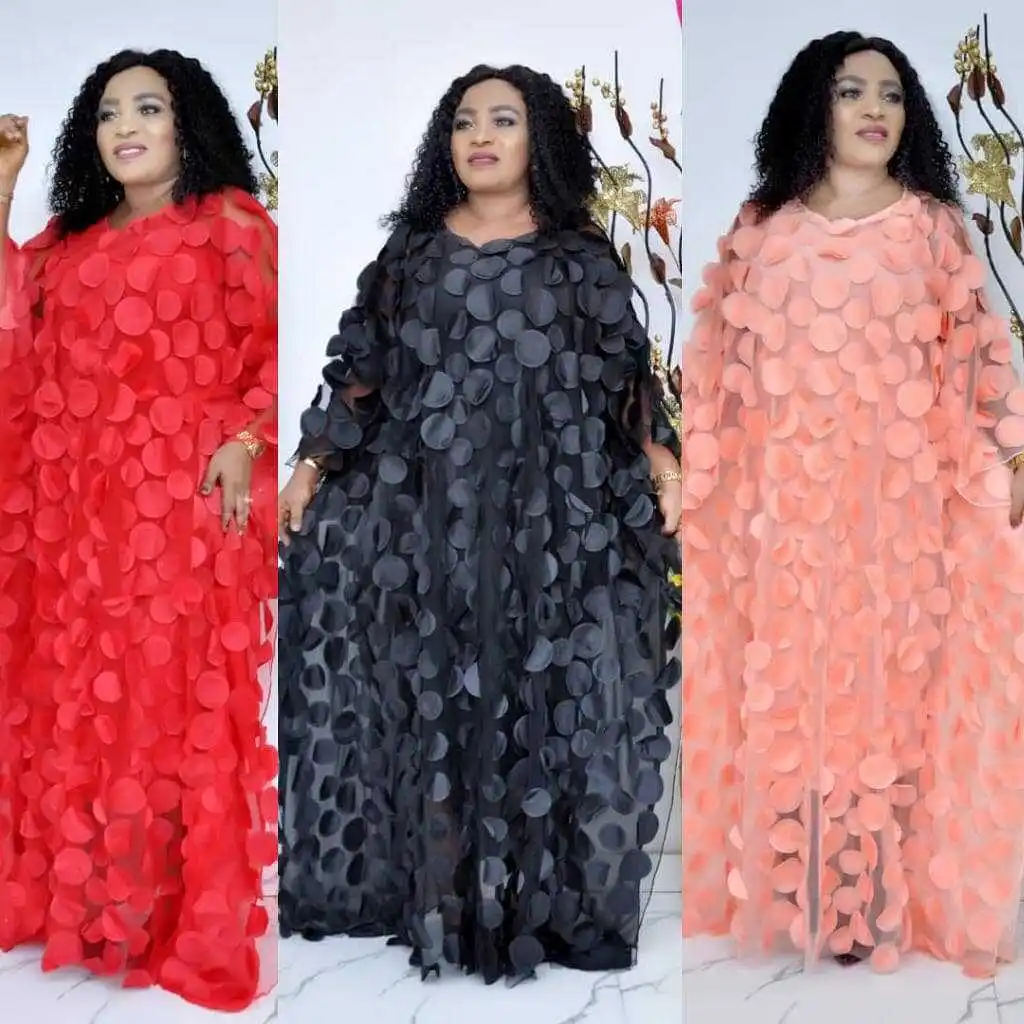 African Women Applique Flower Dress Boat Neck Caftan Chiffon Gown  chiffon gown 
African Women Applique Flower Dress Boat Neck Caftan Chiffon Gown  chiffon gown