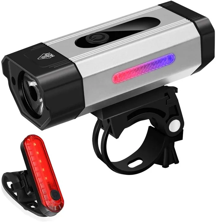 Super Bright Bike Headlight Taillight Set LED Bicycle Lights USB Rechargeable LED Bike Lights With Bike Wheel Lights 
Super Bright Bike Headlight Taillight Set LED Bicycle Lights USB Rechargeable LED Bike Lights With Bike Wheel Lights