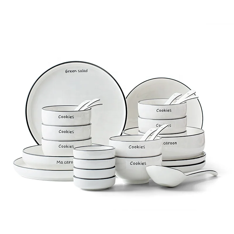 Amazon Ins new product hot style creative simple cheap glazed ceramic tableware plate&bowl&dishes set, Customized color
Amazon Ins new product hot style creative simple cheap glazed ceramic tableware plate&bowl&dishes set, Customized color
