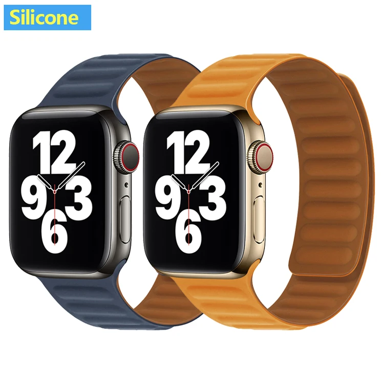 2021 Fashion Magnetic Watch Band Silicone Solo Loop Straps For Apple Iwatch Series 6 SE 5 4 3
2021 Fashion Magnetic Watch Band Silicone Solo Loop Straps For Apple Iwatch Series 6 SE 5 4 3