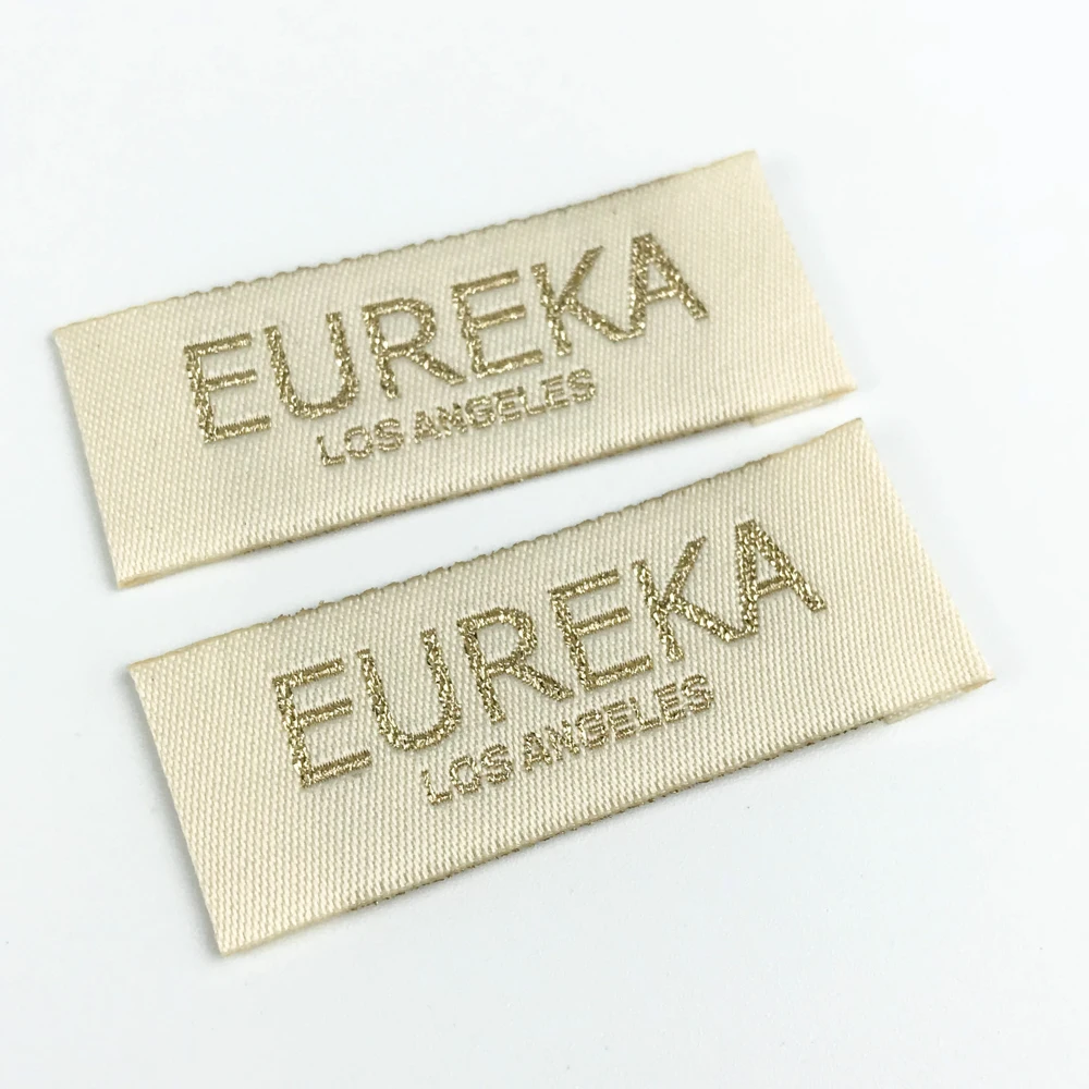 good quality custom logo high density neck damask label custom clothing woven labels, Max 8 color for woven labels
good quality custom logo high density neck damask label custom clothing woven labels, Max 8 color for woven labels