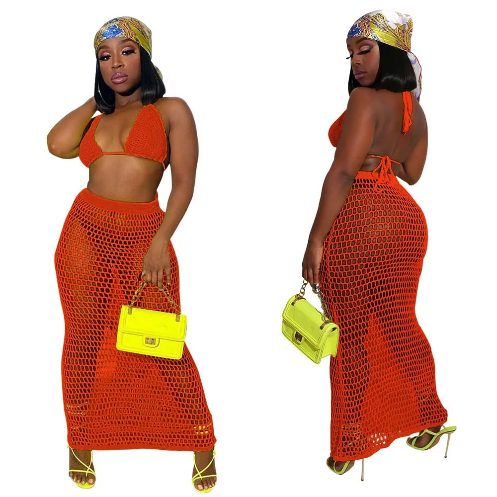 hollow out crochet cover up two piece beachwear women clothing set, Black, white, rose, orange, green
hollow out crochet cover up two piece beachwear women clothing set, Black, white, rose, orange, green