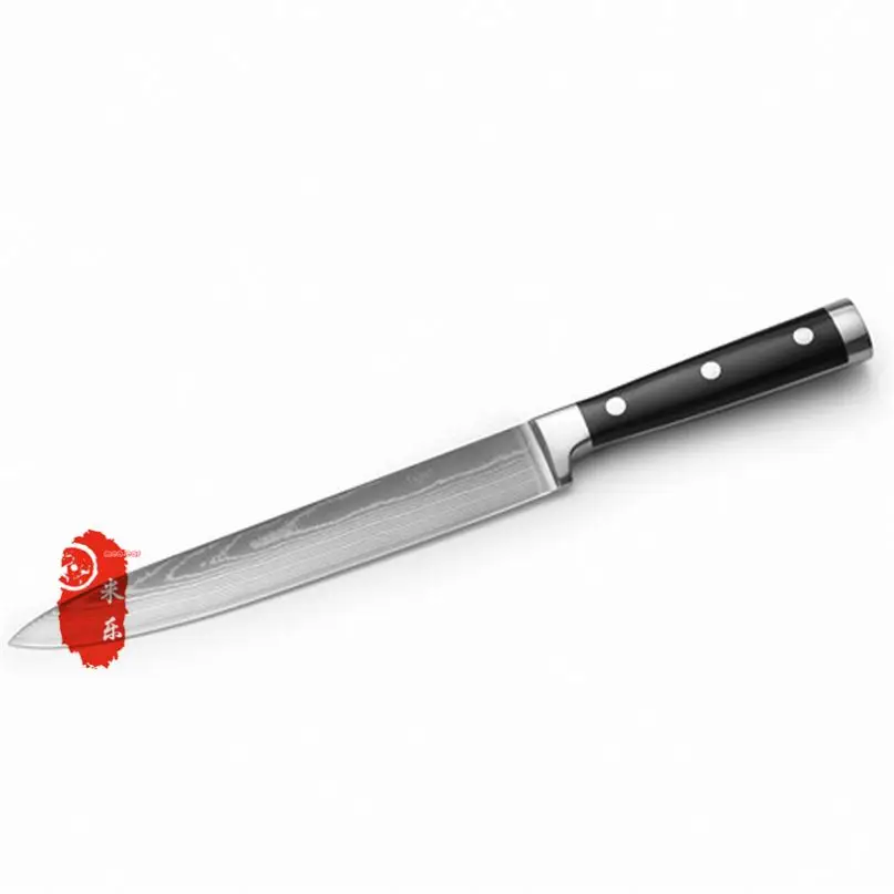 Mealear деревянная ручка столовые приборы Дамаск кухонный нож пустой дамасский нож для продажи