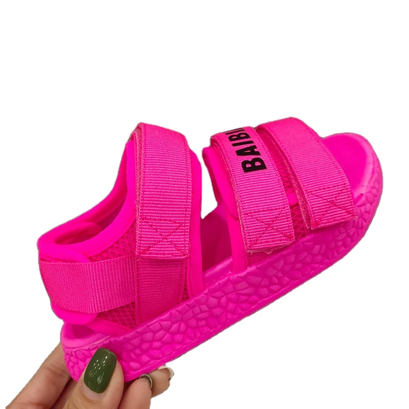 Summer color sandals for girls and boys new trendy brand beach shoes casual children's shoes, 3 color
Summer color sandals for girls and boys new trendy brand beach shoes casual children's shoes, 3 color