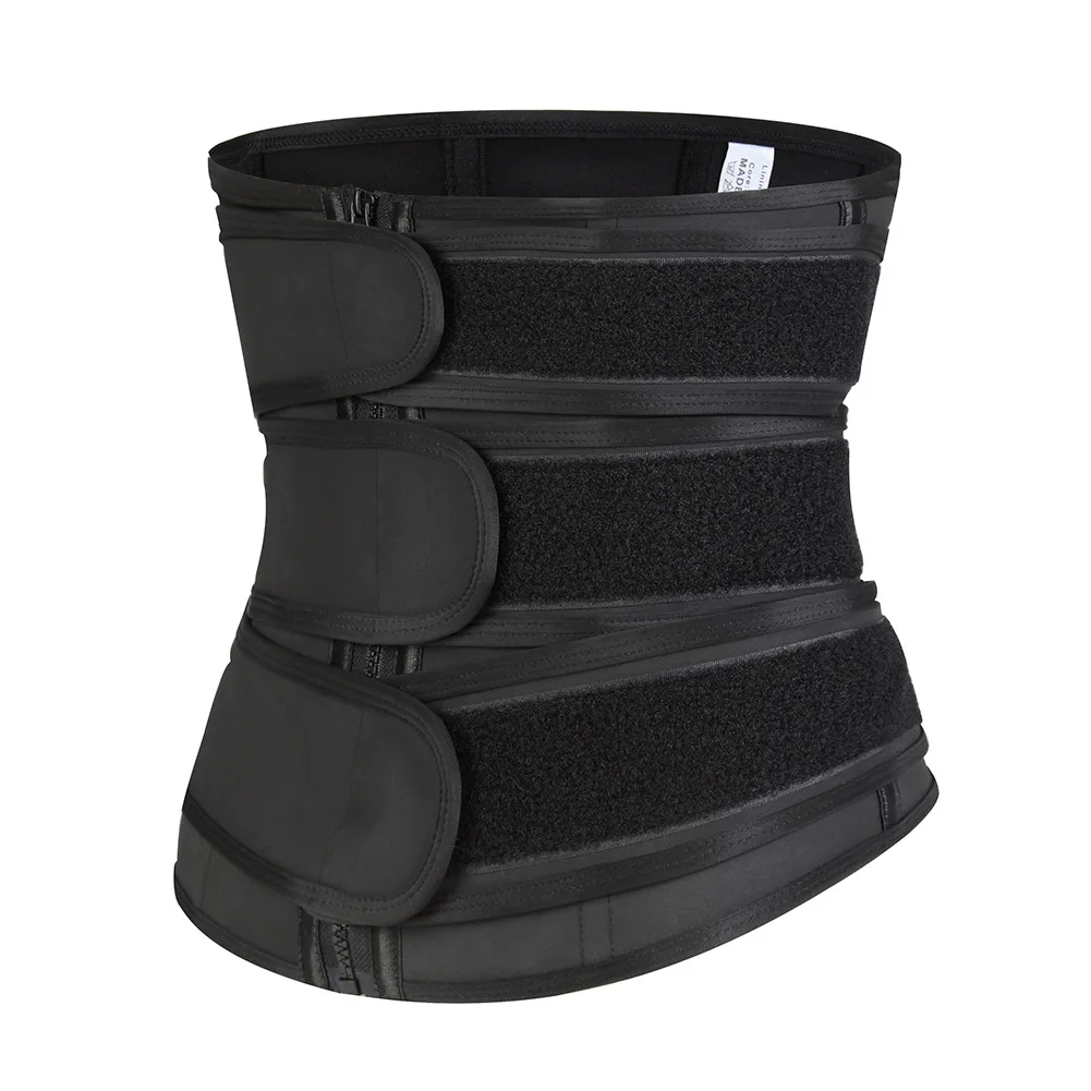 Private Label Women 3 Strap Waist Trainer Belt Latex 9 Steel Bone Waist Cincer Corset Zip and Hooks Workout Sweat Body Shaper
Private Label Women 3 Strap Waist Trainer Belt Latex 9 Steel Bone Waist Cincer Corset Zip and Hooks Workout Sweat Body Shaper