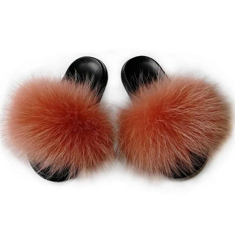 New Design Fashion Lady Wholesale Real Fox Fur Slippers Traveling Summer Fur Slippers, Customized color
New Design Fashion Lady Wholesale Real Fox Fur Slippers Traveling Summer Fur Slippers, Customized color