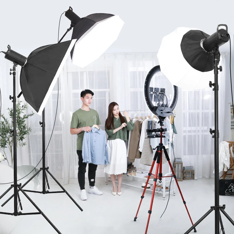 UEGOGO Professional 150W LED Continuous Video Photography Lighting Kit Studio Equipment Photography Shooting SMD LED 110-240V, Black
UEGOGO Professional 150W LED Continuous Video Photography Lighting Kit Studio Equipment Photography Shooting SMD LED 110-240V, Black