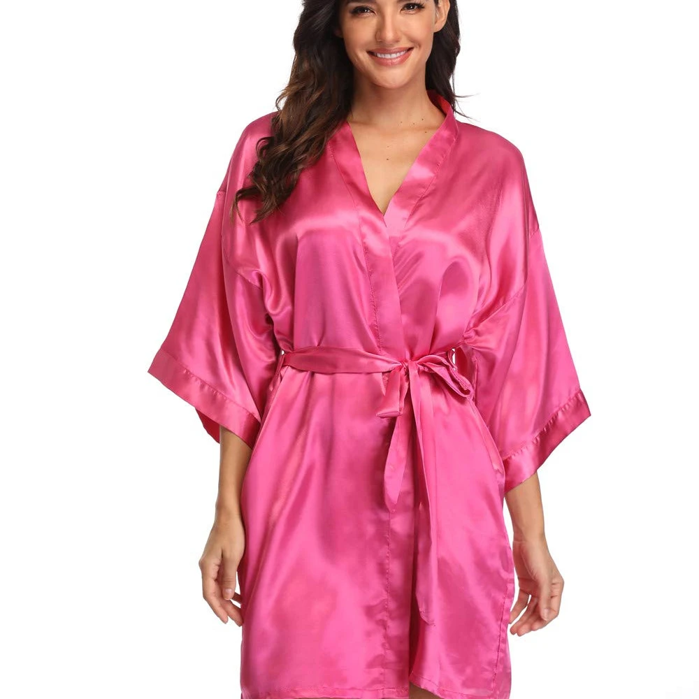 In Stock women sleepwear Fast Shipping Lace Sleeve satin pajamas bridesmaid robes Silk Robe
In Stock women sleepwear Fast Shipping Lace Sleeve satin pajamas bridesmaid robes Silk Robe