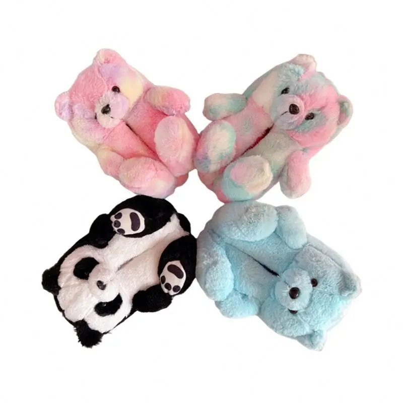 Bear Slipper Fashion Trend Winter Warm Fluffy Home Indoor Wholesale Animal Shaped House Super Soft Plush Teddy Bear Slipper, Picture
Bear Slipper Fashion Trend Winter Warm Fluffy Home Indoor Wholesale Animal Shaped House Super Soft Plush Teddy Bear Slipper, Picture
