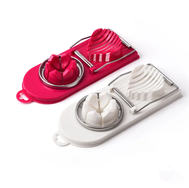 Multi-function Kitchen Helper Plastic Egg Cutter Egg Slicer with Stainless Steel Cutting Wires, Multi color
Multi-function Kitchen Helper Plastic Egg Cutter Egg Slicer with Stainless Steel Cutting Wires, Multi color