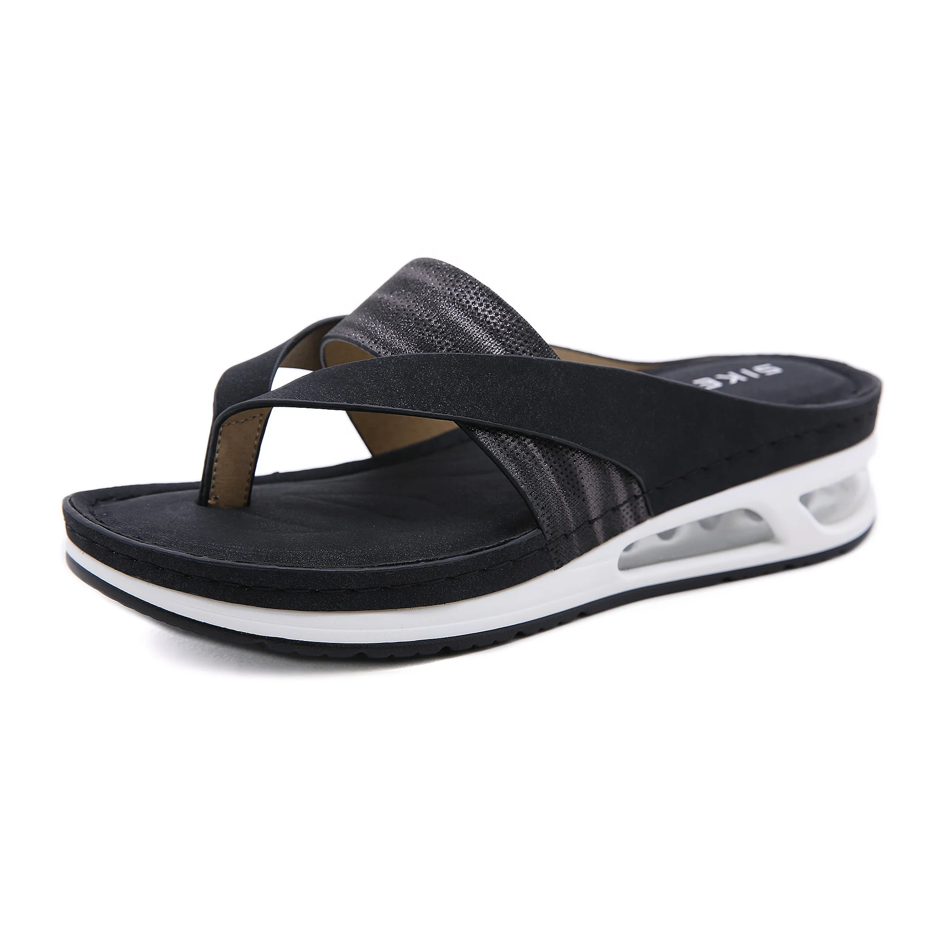 2021 New European / American Style Women'S Casual Air Cushioned Sandals Plus Size Sewing Wedge Heel Flip Flops
2021 New European / American Style Women'S Casual Air Cushioned Sandals Plus Size Sewing Wedge Heel Flip Flops
