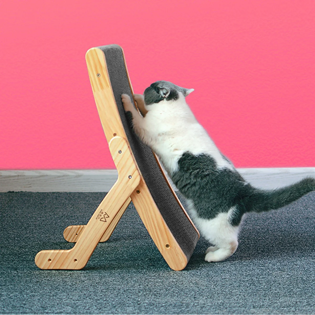 Wholesales cat play fun activity board vertical cat scratching board, Can be customized
Wholesales cat play fun activity board vertical cat scratching board, Can be customized