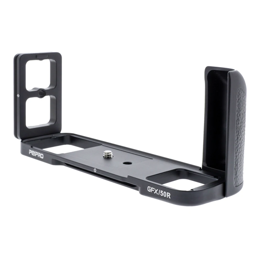 PEIPRO Aviation Alloy Aluminum Quick Release L-plate Bracket Camera Hand Grip for FUJIFILM GFX-50R/GFX50R camera L-plate
PEIPRO Aviation Alloy Aluminum Quick Release L-plate Bracket Camera Hand Grip for FUJIFILM GFX-50R/GFX50R camera L-plate