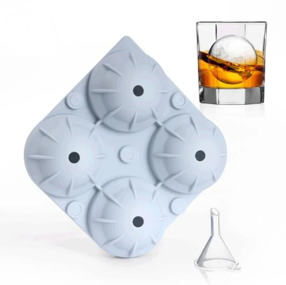 Amazon Hot-Selling Reusable 45mm Silicone Big Ice Ball Maker High Quality 4 Hole Ice Ball Mold Ice Cube Maker Tray, Light yellow;light blue
Amazon Hot-Selling Reusable 45mm Silicone Big Ice Ball Maker High Quality 4 Hole Ice Ball Mold Ice Cube Maker Tray, Light yellow;light blue