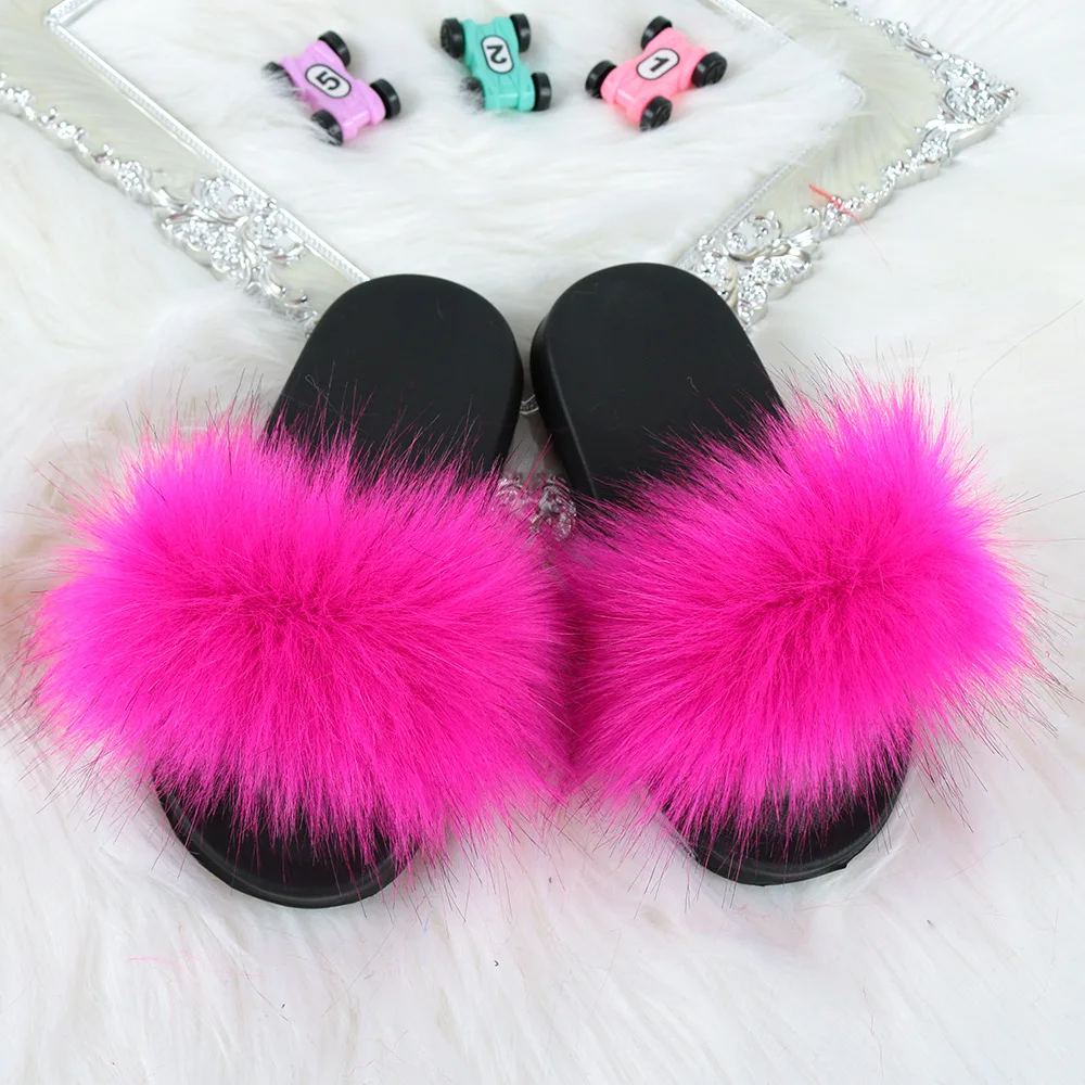 Solid Color Fox Fur Winter Kid Fake Fur Slippers Home Slippers/Children Indoor Cute Sandals Furry Slides
Solid Color Fox Fur Winter Kid Fake Fur Slippers Home Slippers/Children Indoor Cute Sandals Furry Slides