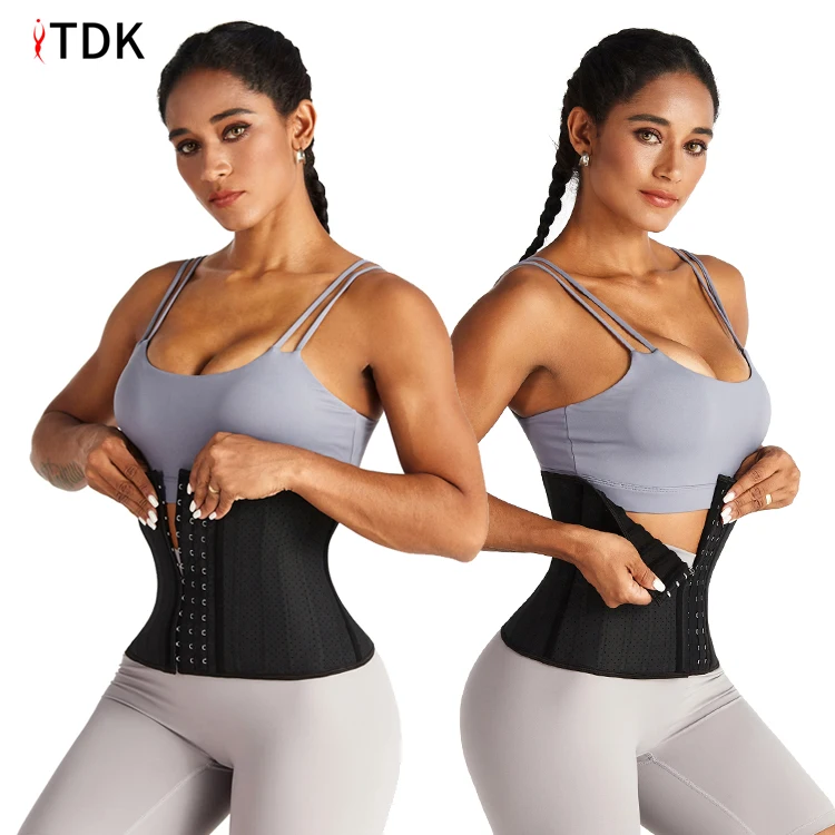 Punching Design Fitness Slimmer Sweat Sport 25 steel bones Back Support Latex Waist Trainer for Women Weight Loss
Punching Design Fitness Slimmer Sweat Sport 25 steel bones Back Support Latex Waist Trainer for Women Weight Loss