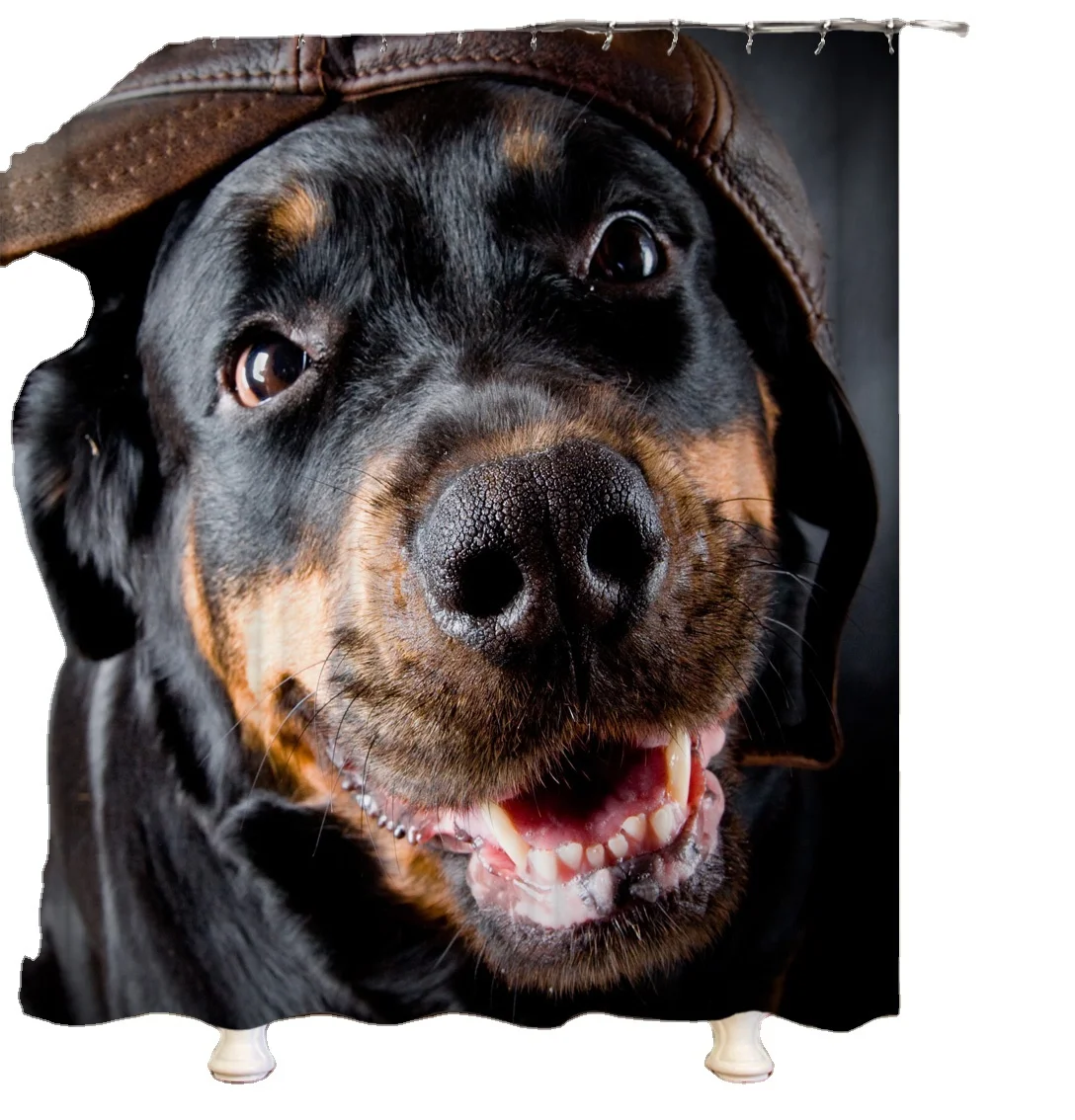 i@home 3d digital mildew resistant 100% polyester dog fabric shower curtain printing waterproof, Picture
i@home 3d digital mildew resistant 100% polyester dog fabric shower curtain printing waterproof, Picture