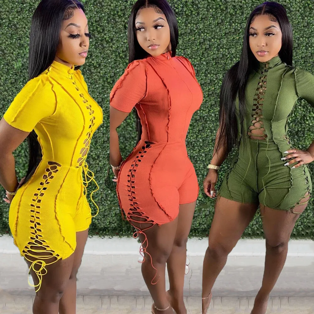 2021 Trendy Women Zipper Up Rompers Womens Short Jumpsuit Sportswear Bandage Yoga Suit Slim Fit Bodysuits Jumpsuit For Women
2021 Trendy Women Zipper Up Rompers Womens Short Jumpsuit Sportswear Bandage Yoga Suit Slim Fit Bodysuits Jumpsuit For Women