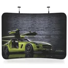 Fabric Panel Aluminum Floor Stand Advertising Background Frame Pop Up Display Backdrop Stand Wall For Promotion/Wedding