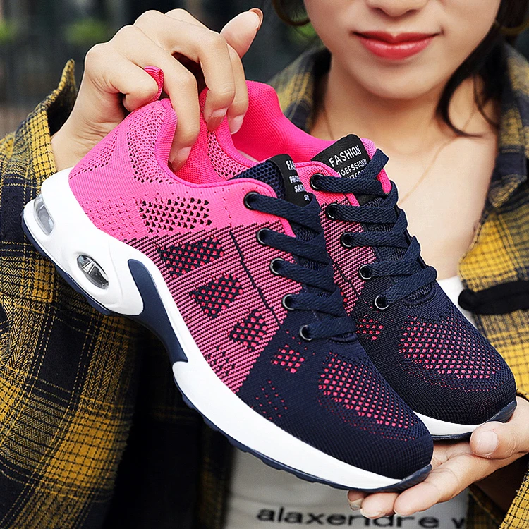 813 New design dazzling gradient color sneakers women's air cushion outsole shoes age-defying sneakers
813 New design dazzling gradient color sneakers women's air cushion outsole shoes age-defying sneakers