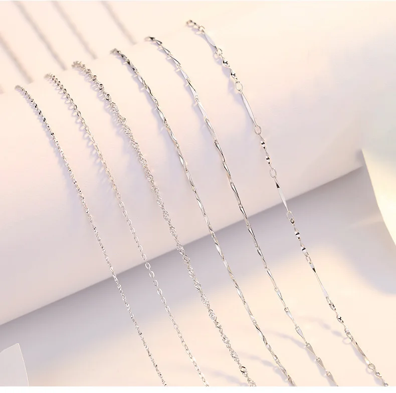 High Quality Custom 925 Sterling Snake Chains Jewelry Silver Chain Necklace for Women Men
High Quality Custom 925 Sterling Snake Chains Jewelry Silver Chain Necklace for Women Men