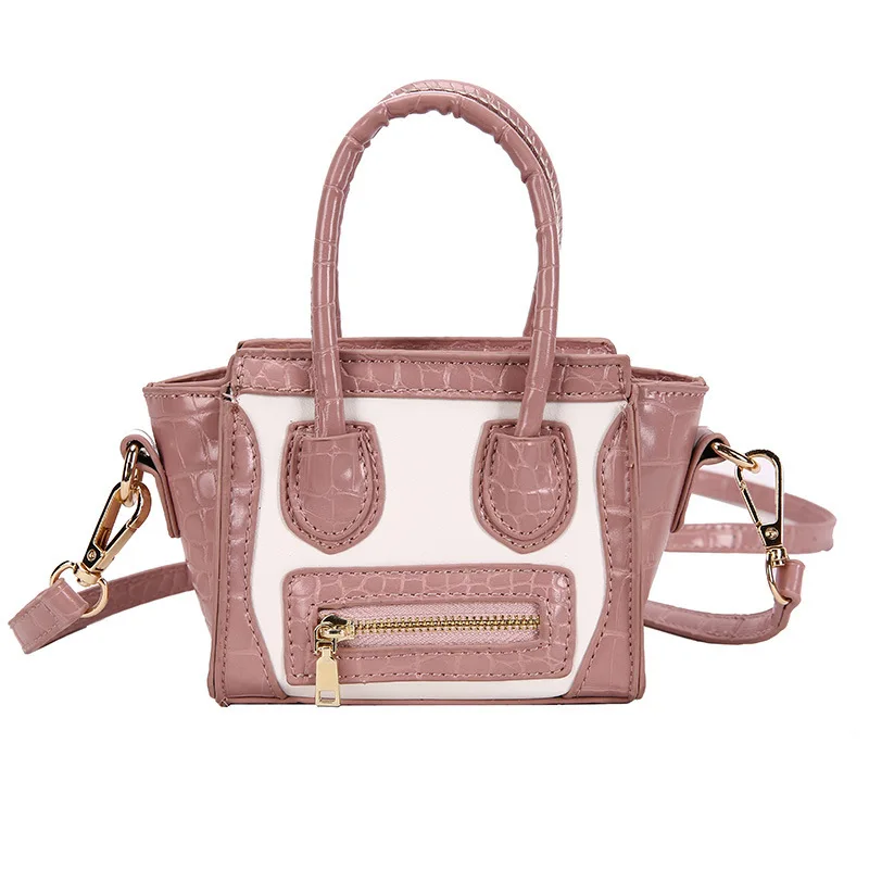 

mini handbag The new tide fashionable smiling face covers the western-style all-match single shoulder slant small bag, Available in 6 colors with color card
