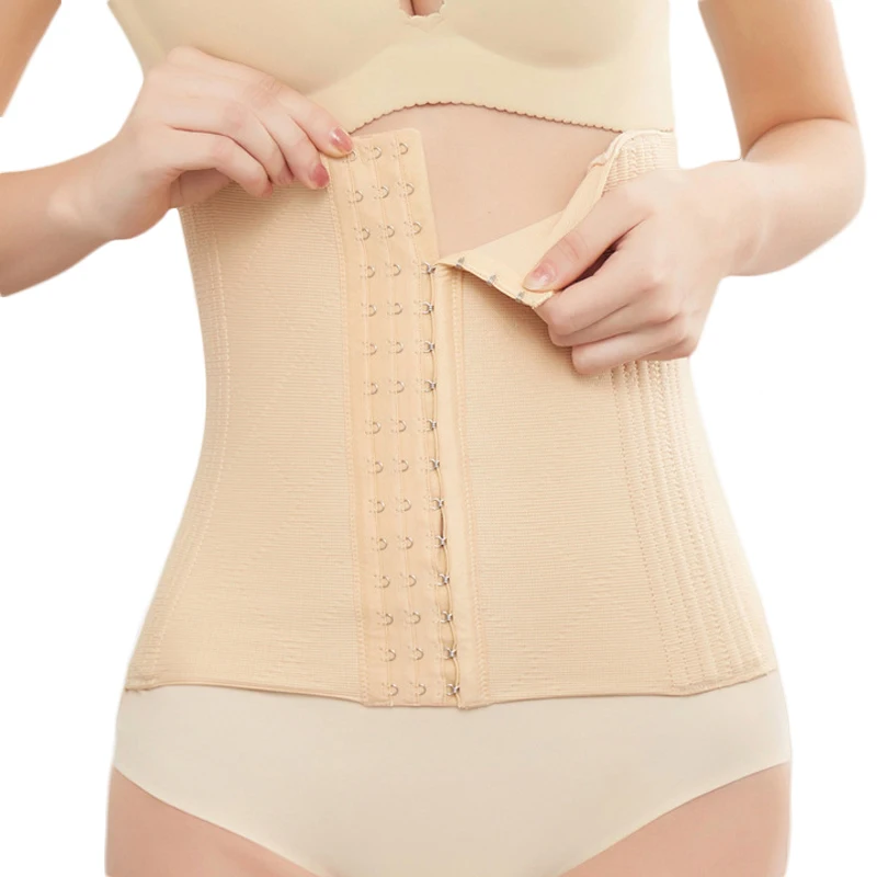 2022 New Women Ceinture Ventre Elastic Belt 16 Steel Bone Tummy Wrap Band Nylon Shape Wear Waist Trainer Corset With Hooks
2022 New Women Ceinture Ventre Elastic Belt 16 Steel Bone Tummy Wrap Band Nylon Shape Wear Waist Trainer Corset With Hooks