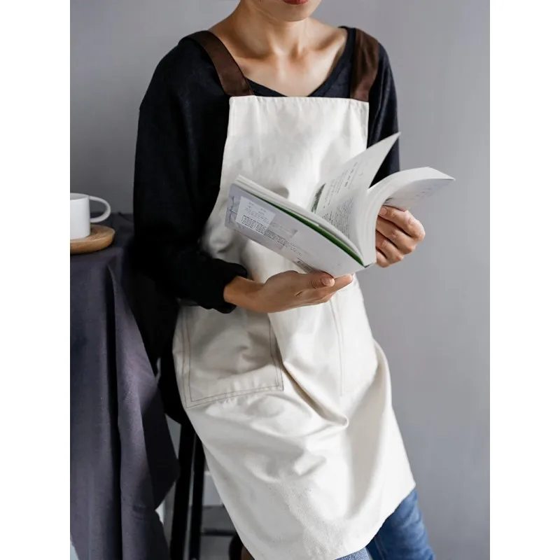 High Quality Japanese Style Plain Heavy Cotton Canvas Apron Baker Chef Coffee Shop Cooking Aprons
High Quality Japanese Style Plain Heavy Cotton Canvas Apron Baker Chef Coffee Shop Cooking Aprons