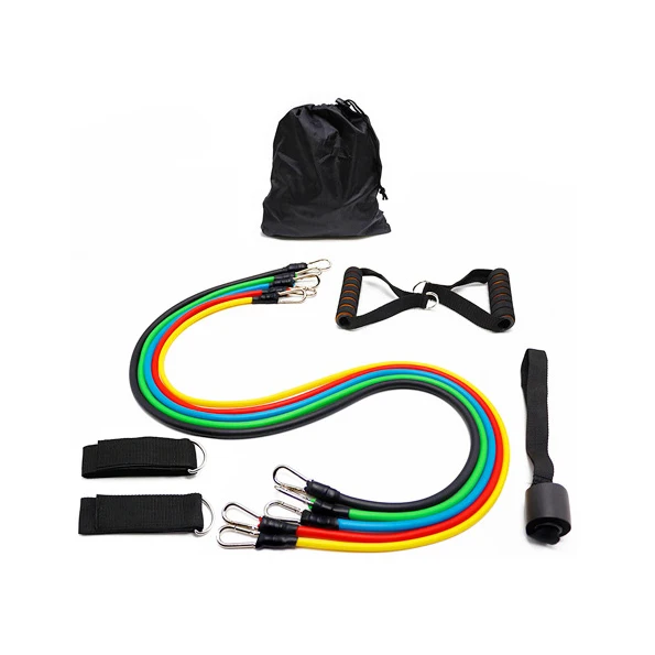 Home Gym Pull Up Stretching Rope Tube Heavy Duty Body Building 11 Piece Resistance Band Set, Five colors
Home Gym Pull Up Stretching Rope Tube Heavy Duty Body Building 11 Piece Resistance Band Set, Five colors